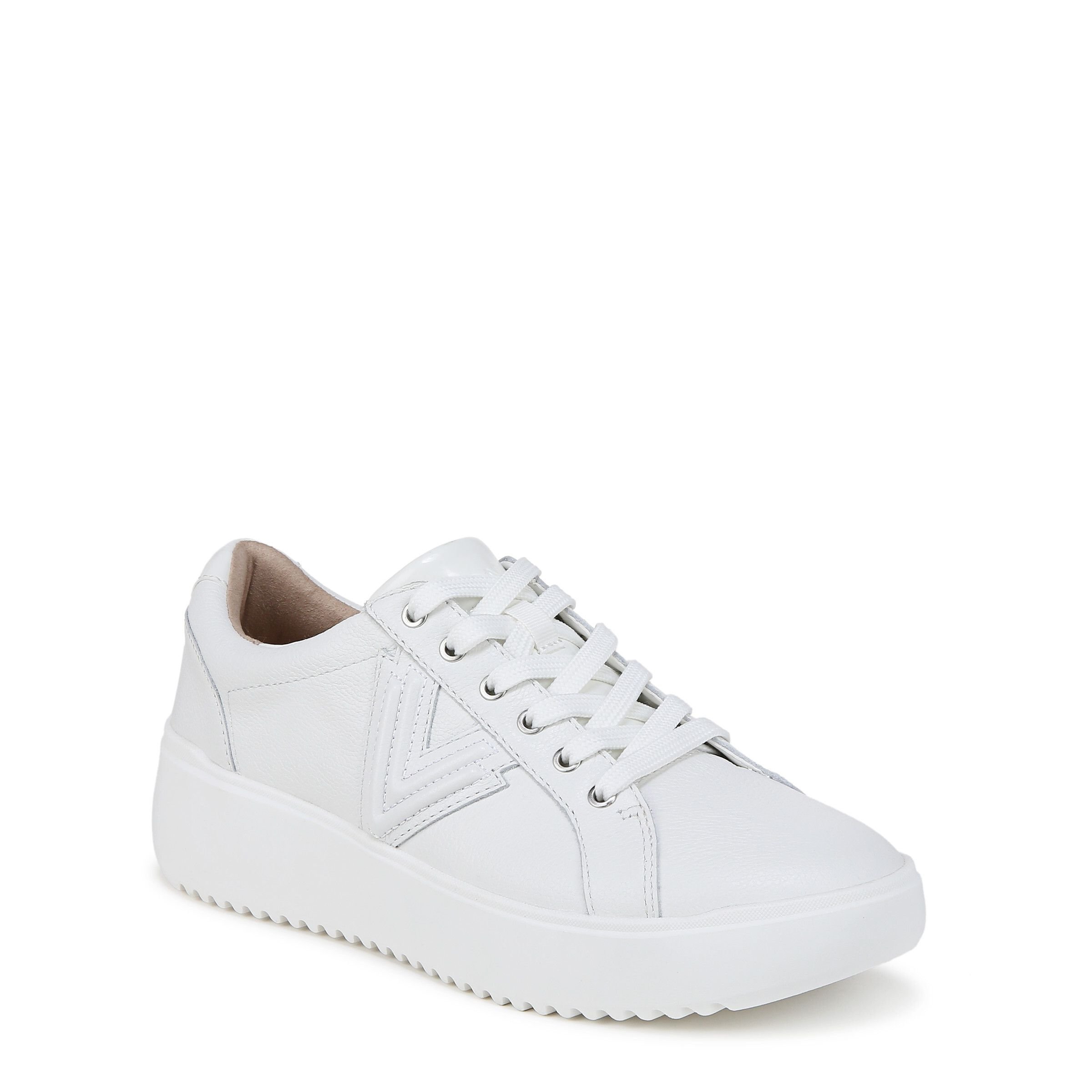 Vionic Vionic Women's Kearny Lace Up Trainers in White - 3