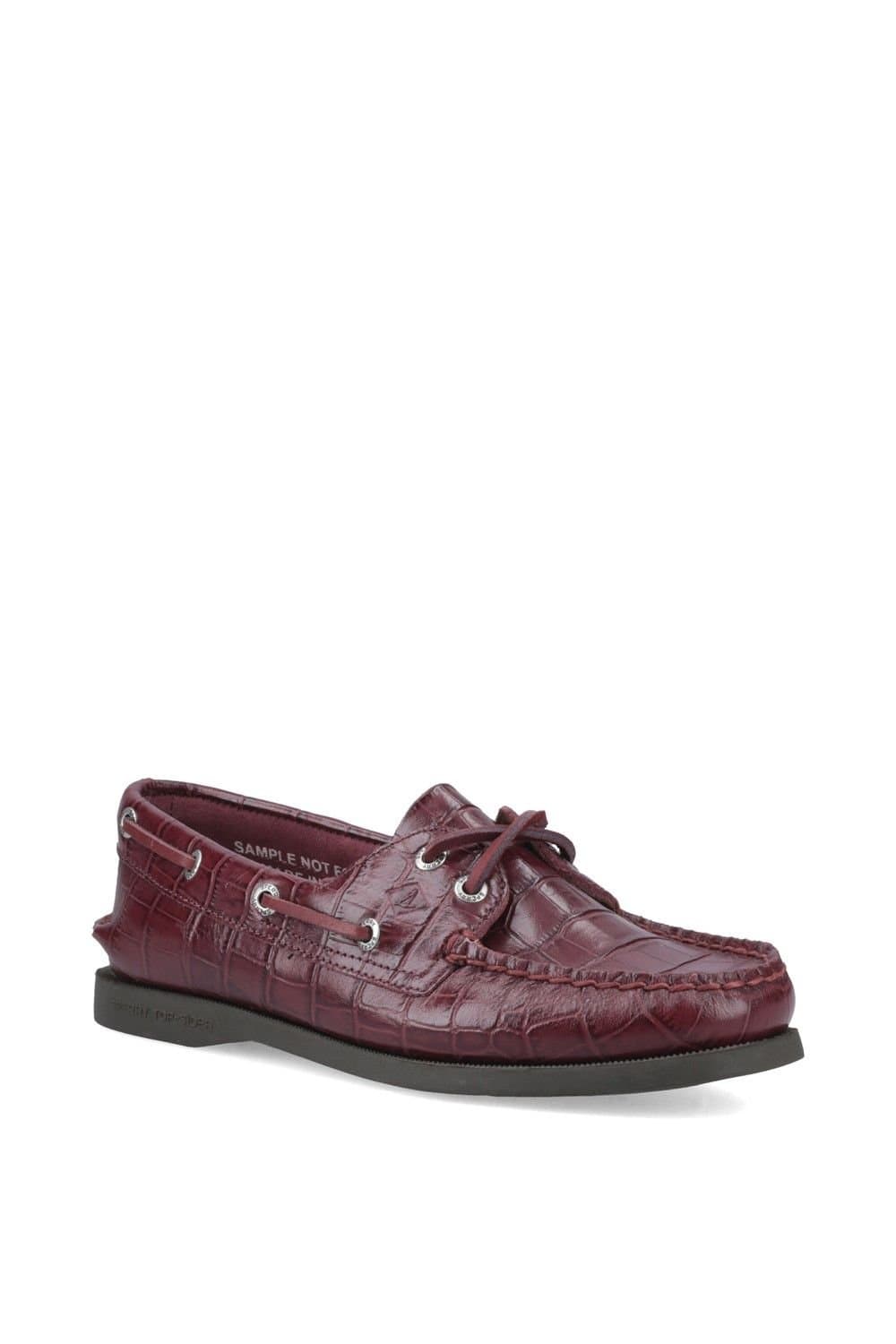 Sperry Sperry Women's Authentic Original 2-Eye Boat Shoe in Dark Red