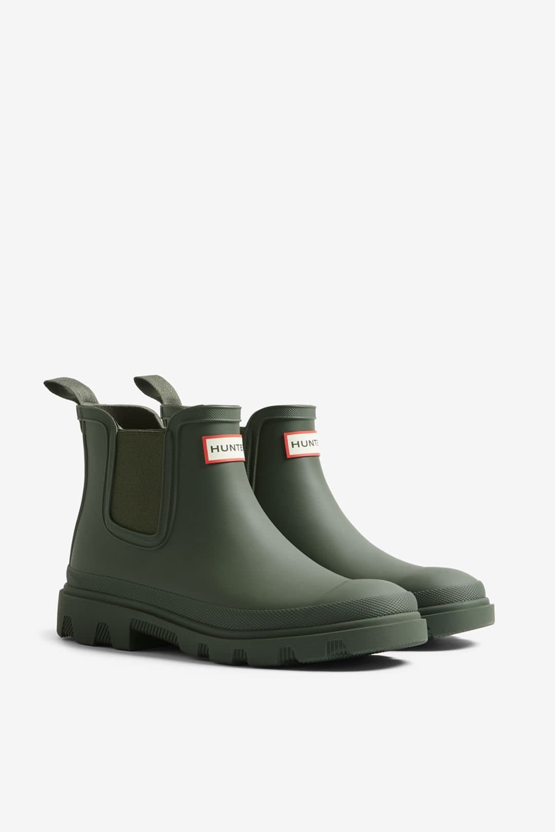 Hunter Hunter Women's Downpour Chelsea Olive in Dark Olive