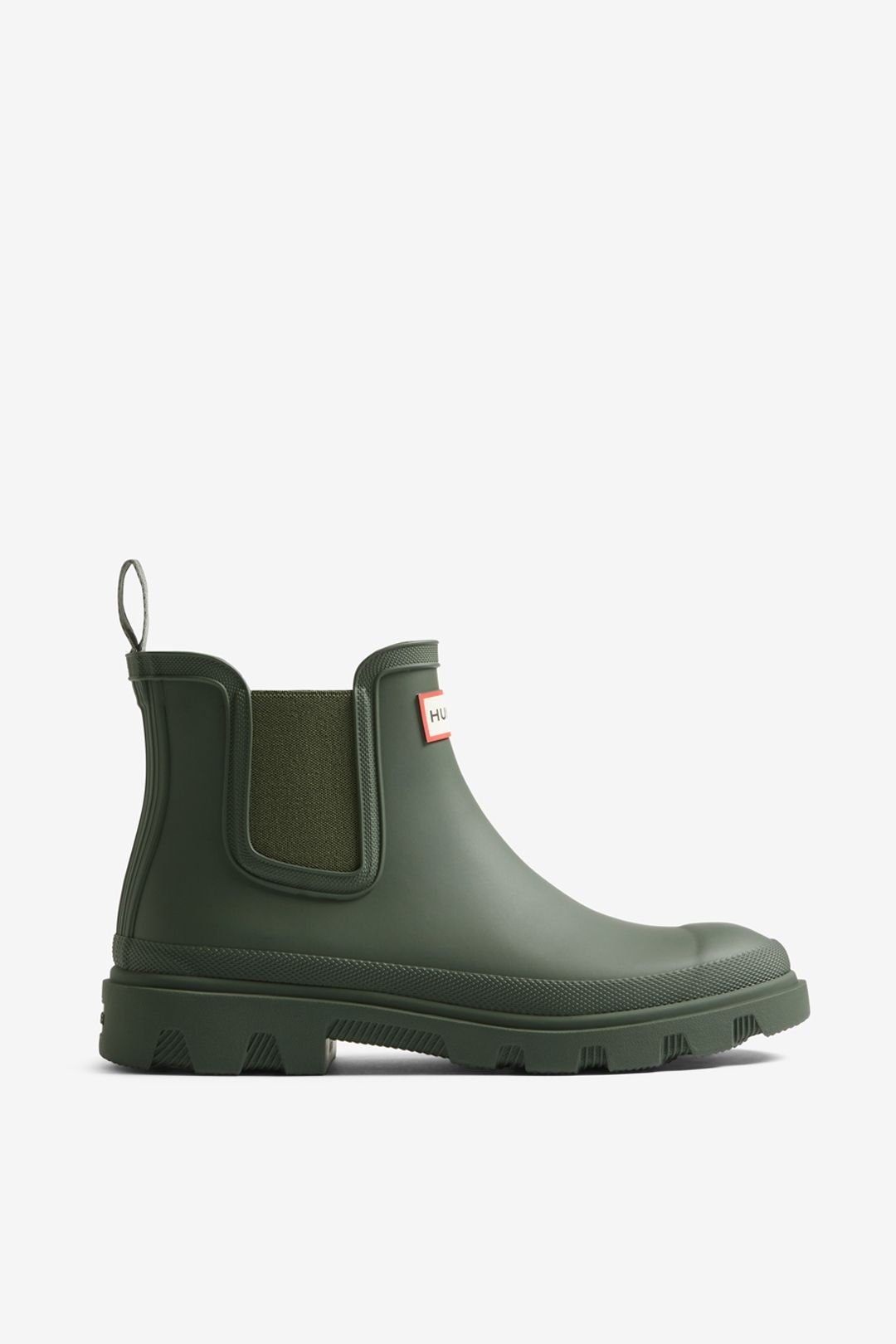 Hunter Hunter Women's Unisex Downpour Chelsea Olive in Dark Olive - 3