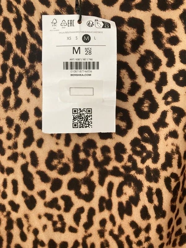 Bershka Bershka Leopard print maxi skirt,