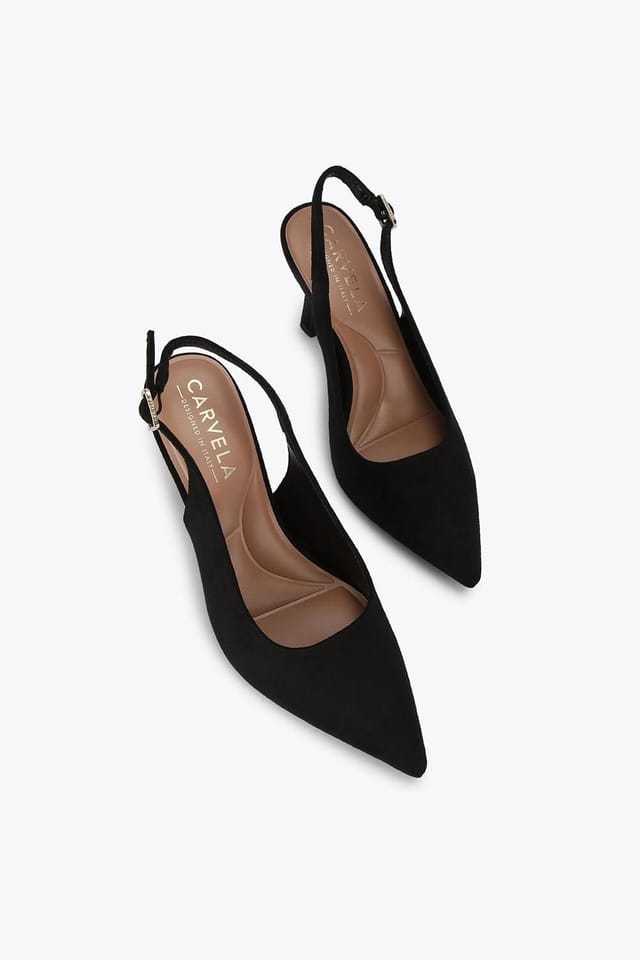 Carvela Carvela Women's 'Corletta Sling Court' Fabric Heels in Black - 2