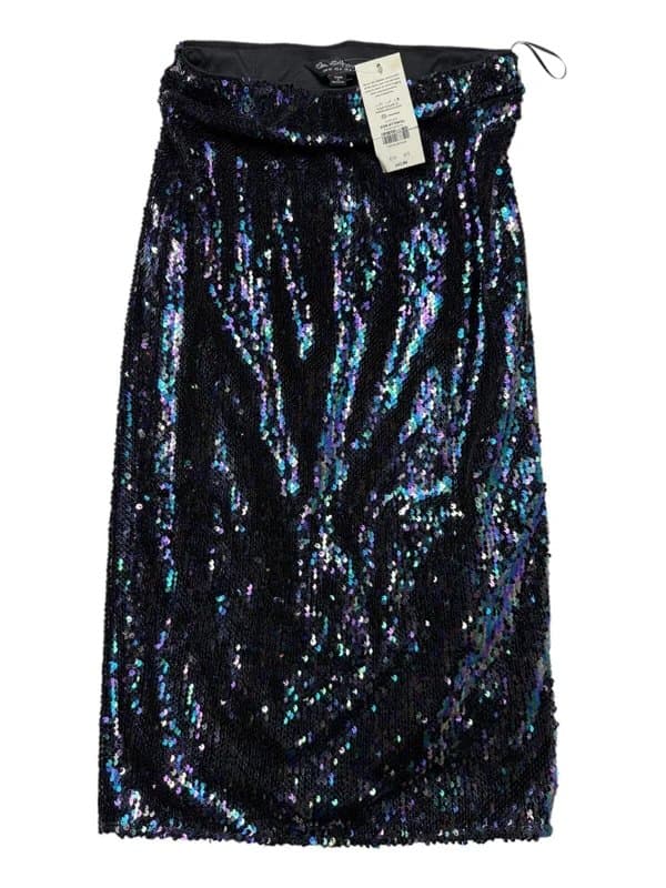 Miss Selfridge Miss Selfridge Pencil Skirt Size 8 Black Mix Sequin Womens NEW EU36 RRP £42