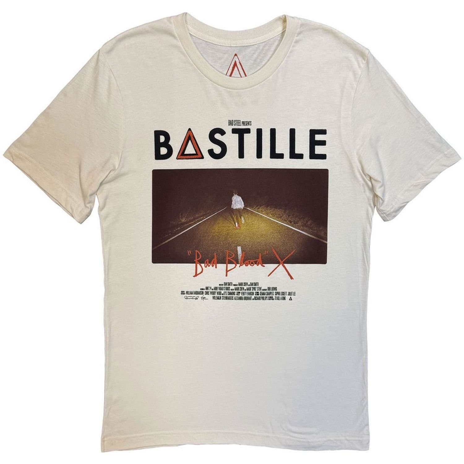 Bastille Bastille Men's Bad Blood Album Cover T-Shirt in Natural