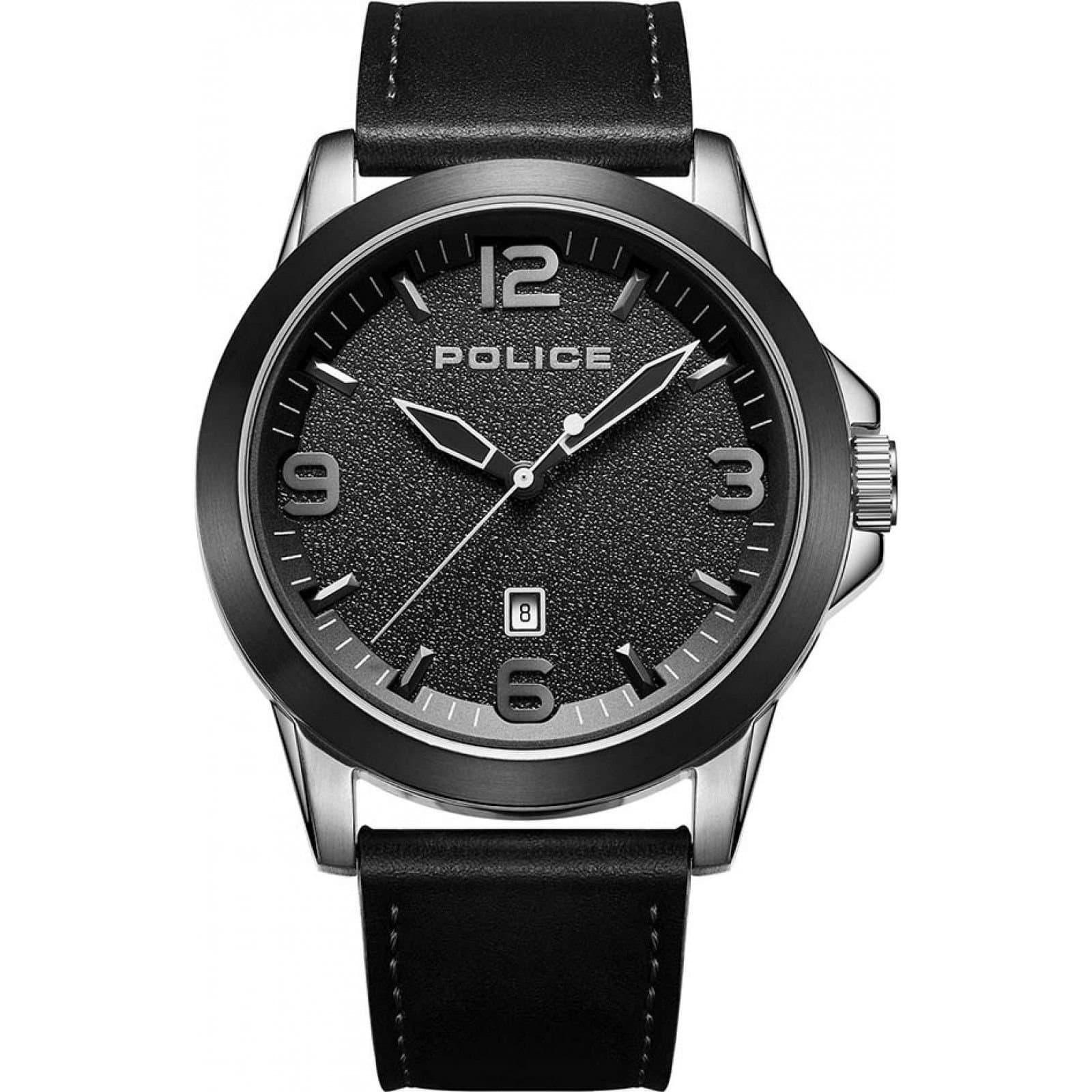 Police Police Men's PEWJB2194540 Cliff 47mm Quartz Watch in Black