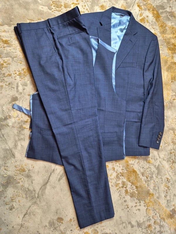 Moss Smart 100% wool  3pc suit set