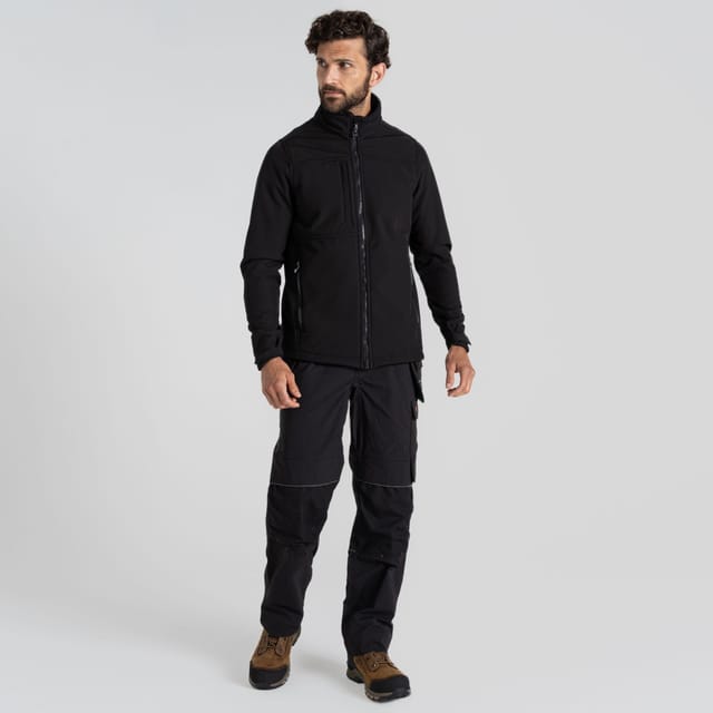 Craghoppers Craghoppers Men's 'Whitby' Softshell Workwear Jacket in Black - 2