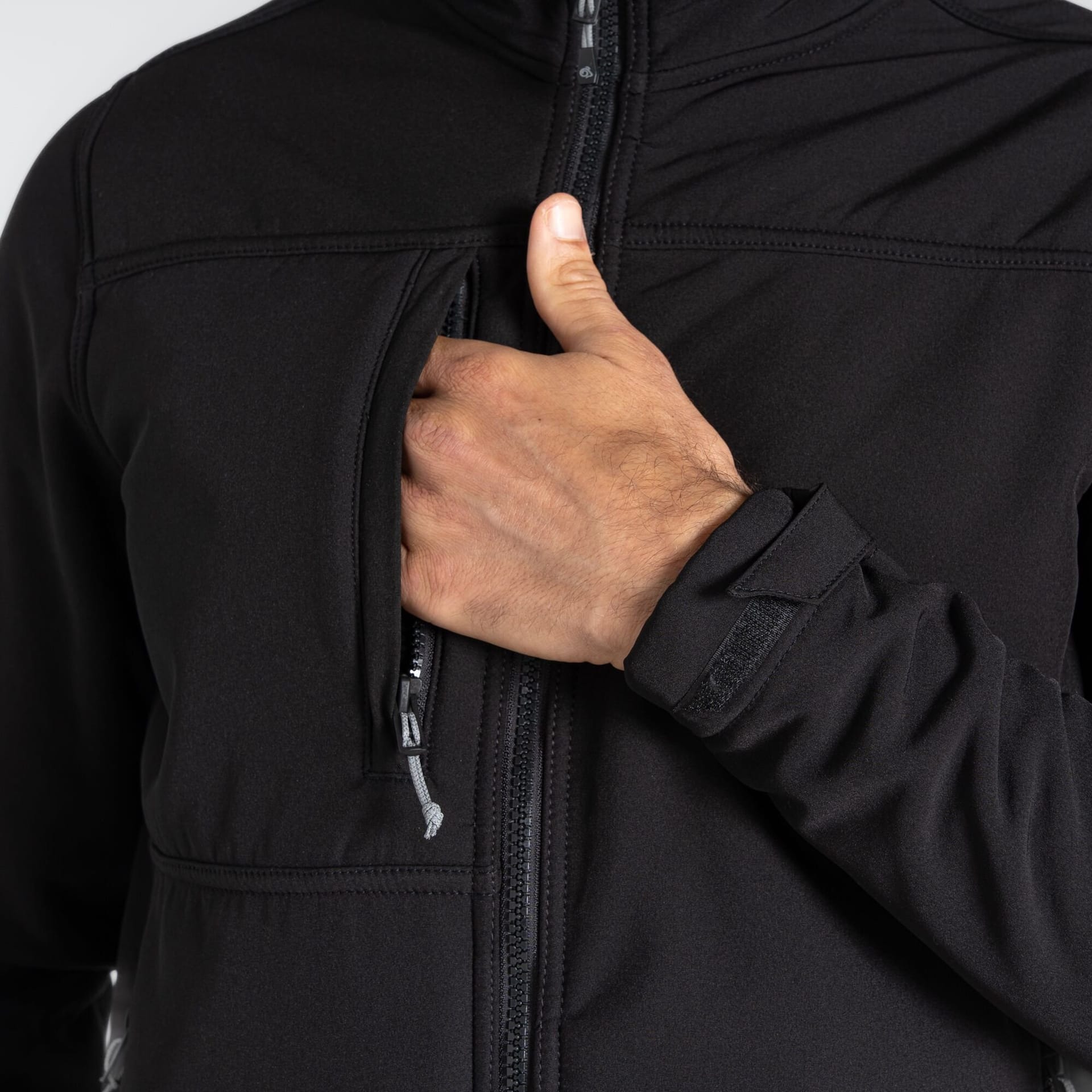 Craghoppers Craghoppers Men's 'Whitby' Softshell Workwear Jacket in Black - 4