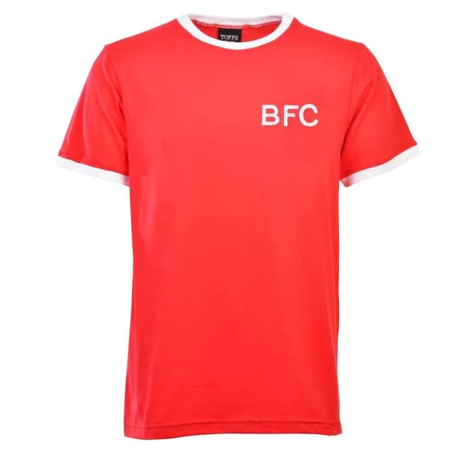Barnsley Barnsley Men's Mens Red White T-Shirt - 2