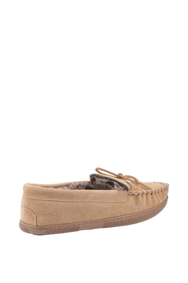 Hush Puppies Hush Puppies Men's 'Ace' Suede Classic Slippers in Tan - 2