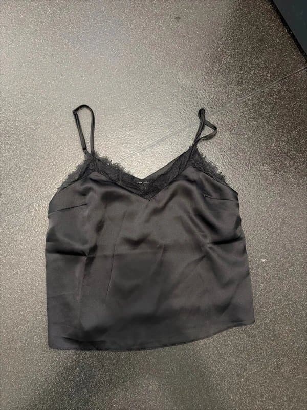 New Look New look satin style top with lace size 14
