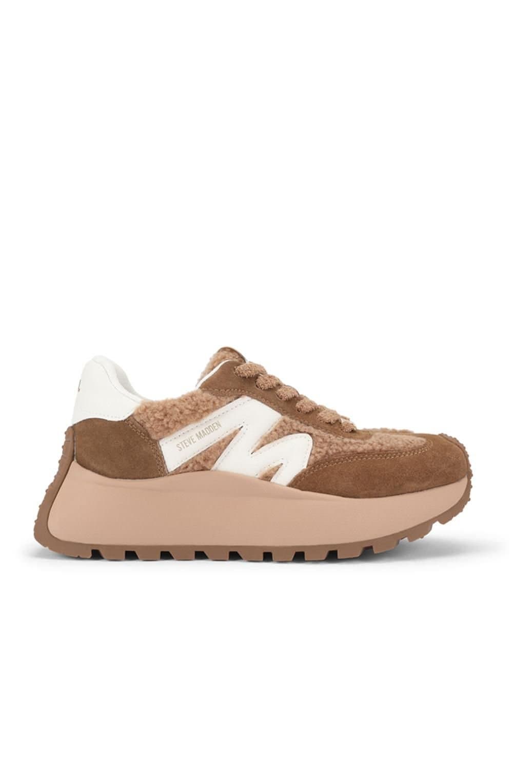 Steve Madden STEVE MADDEN Women's 'Supercampo Brown' Trainers in Brown
