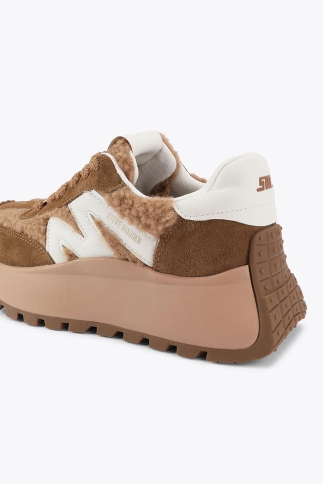 Steve Madden STEVE MADDEN Women's 'Supercampo Brown' Trainers in Brown - 3