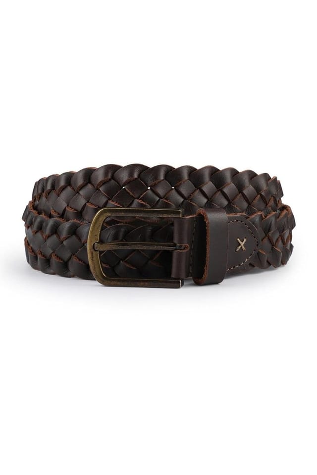 Jones Bootmaker Jones Bootmaker Men's Ulrich Leather Belt in Dark Brown - 2