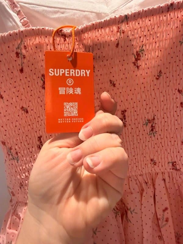 Superdry Superdry Pink Floral Mini Dress BNWT UK 14