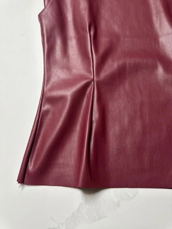ASOS Design Soft leather style top