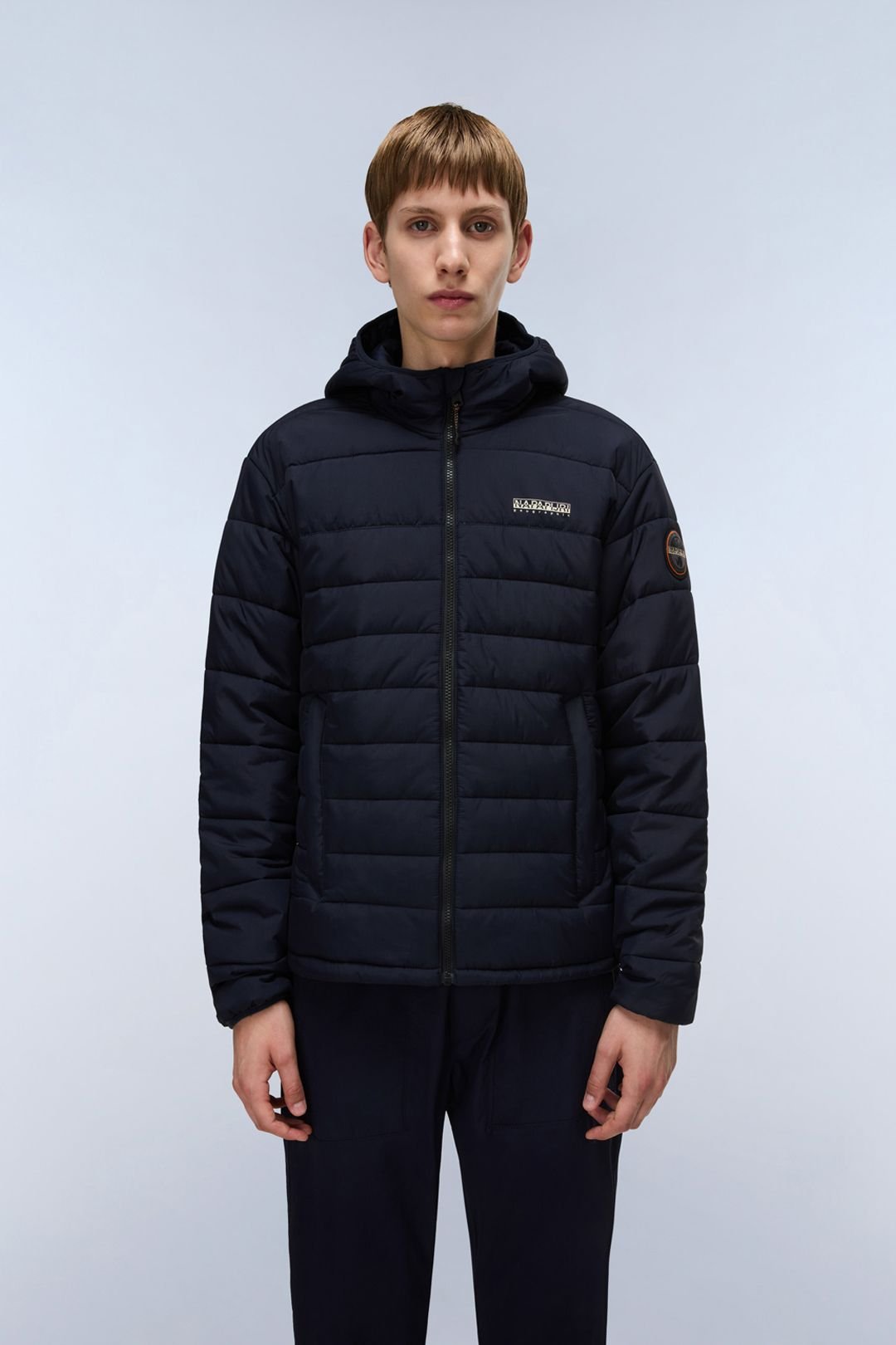 Napapijri Napapijri Men's A-Gesar H Light Quilted Jacket Blue Marine in Navy - 3