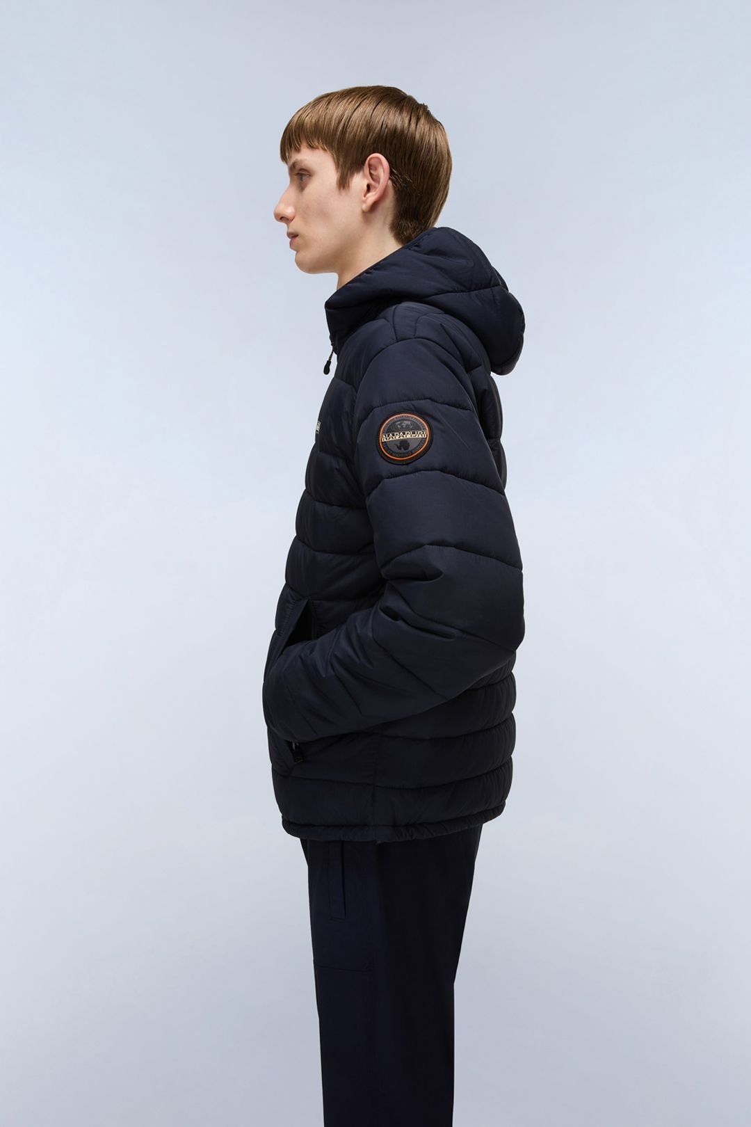 Napapijri Napapijri Men's A-Gesar H Light Quilted Jacket Blue Marine in Navy - 4