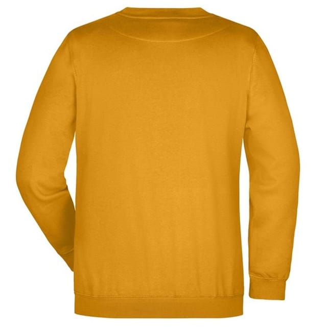 James and Nicholson James and Nicholson Men's Heavy Sweatshirt in Mustard - 2