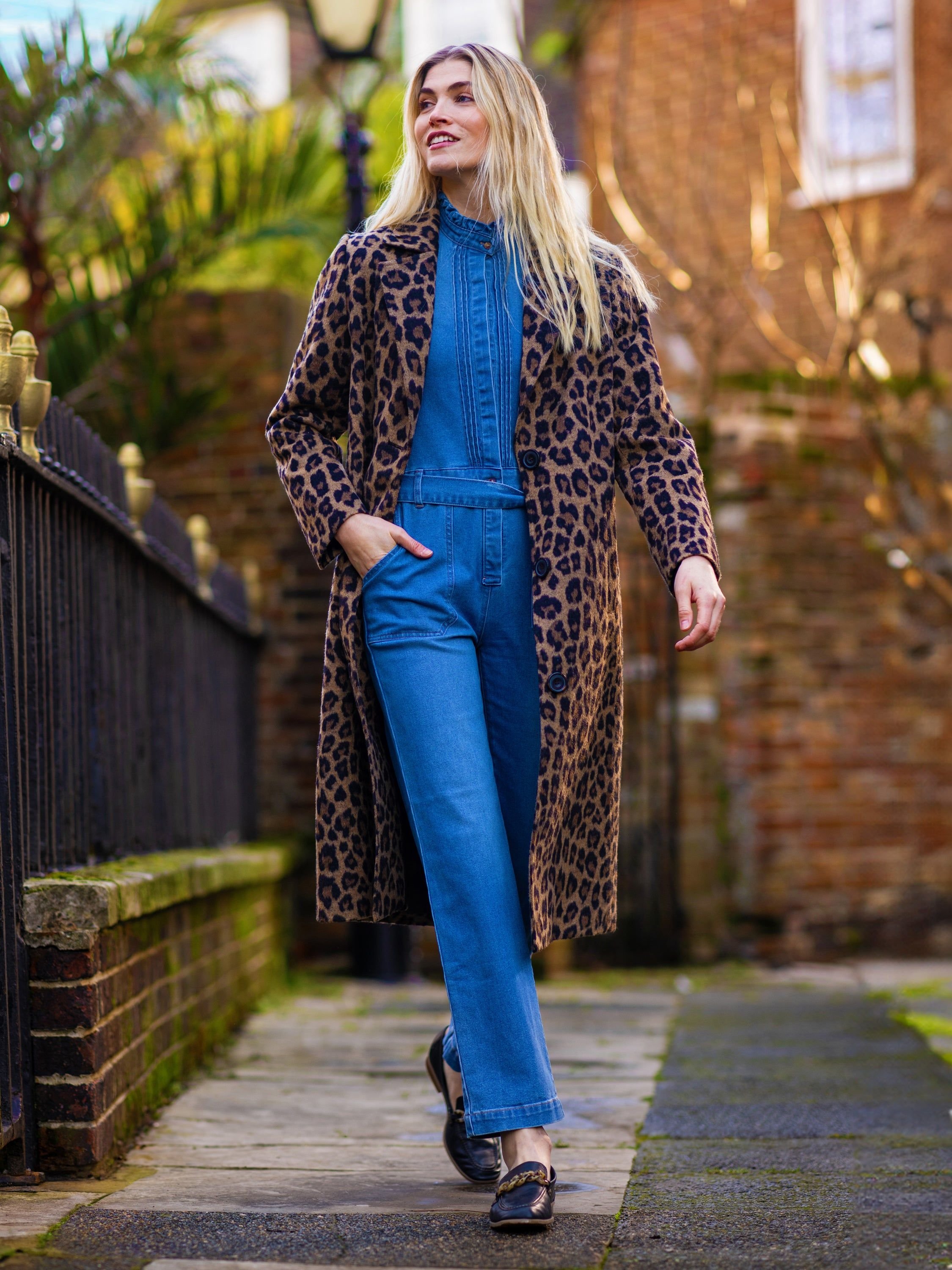 Brakeburn Brakeburn Women's Billie Denim Jumpsuit in Blue - 2