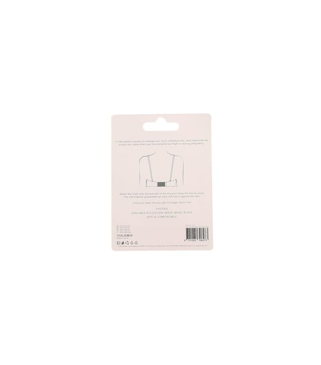 Nude Intimates Women's Pack of 3 Multicoloured Bra Extenders Nude Intimates New Look - 2