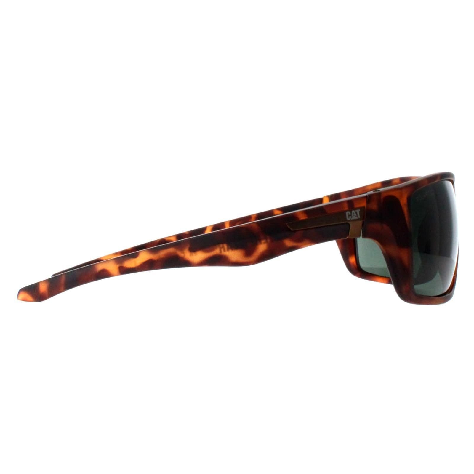 Caterpillar Caterpillar Men's Wrap Tortoise Green Polarized CTS-BLOCK in Brown - 4