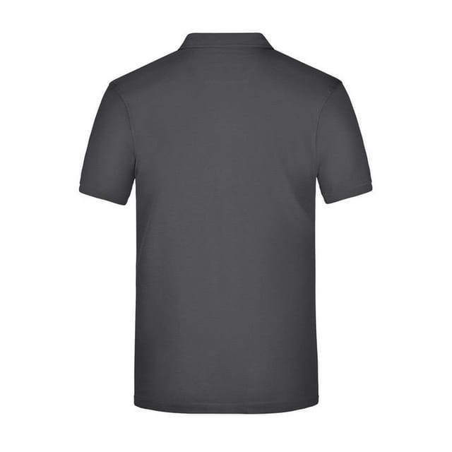 James and Nicholson James and Nicholson Men's Plain Polo Shirt in Dark Grey - 2