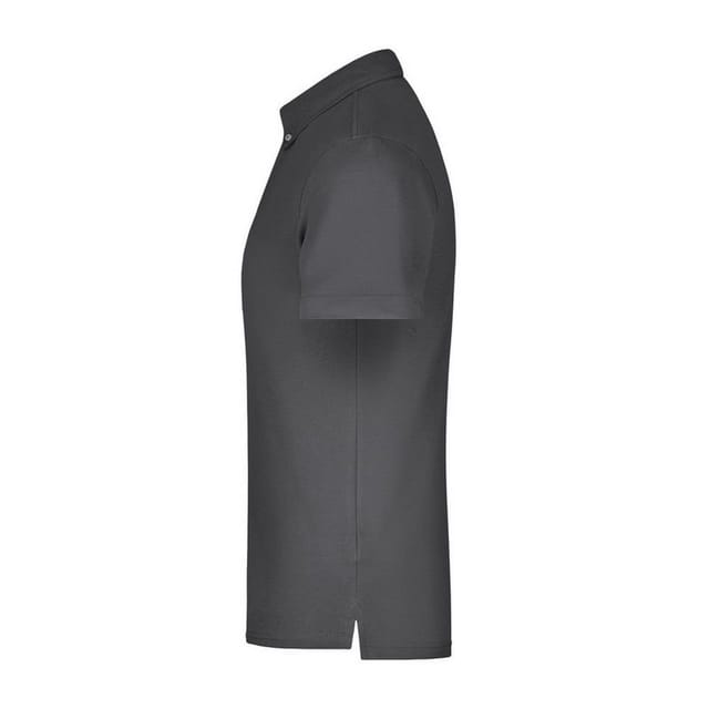 James and Nicholson James and Nicholson Men's Plain Polo Shirt in Dark Grey - 3