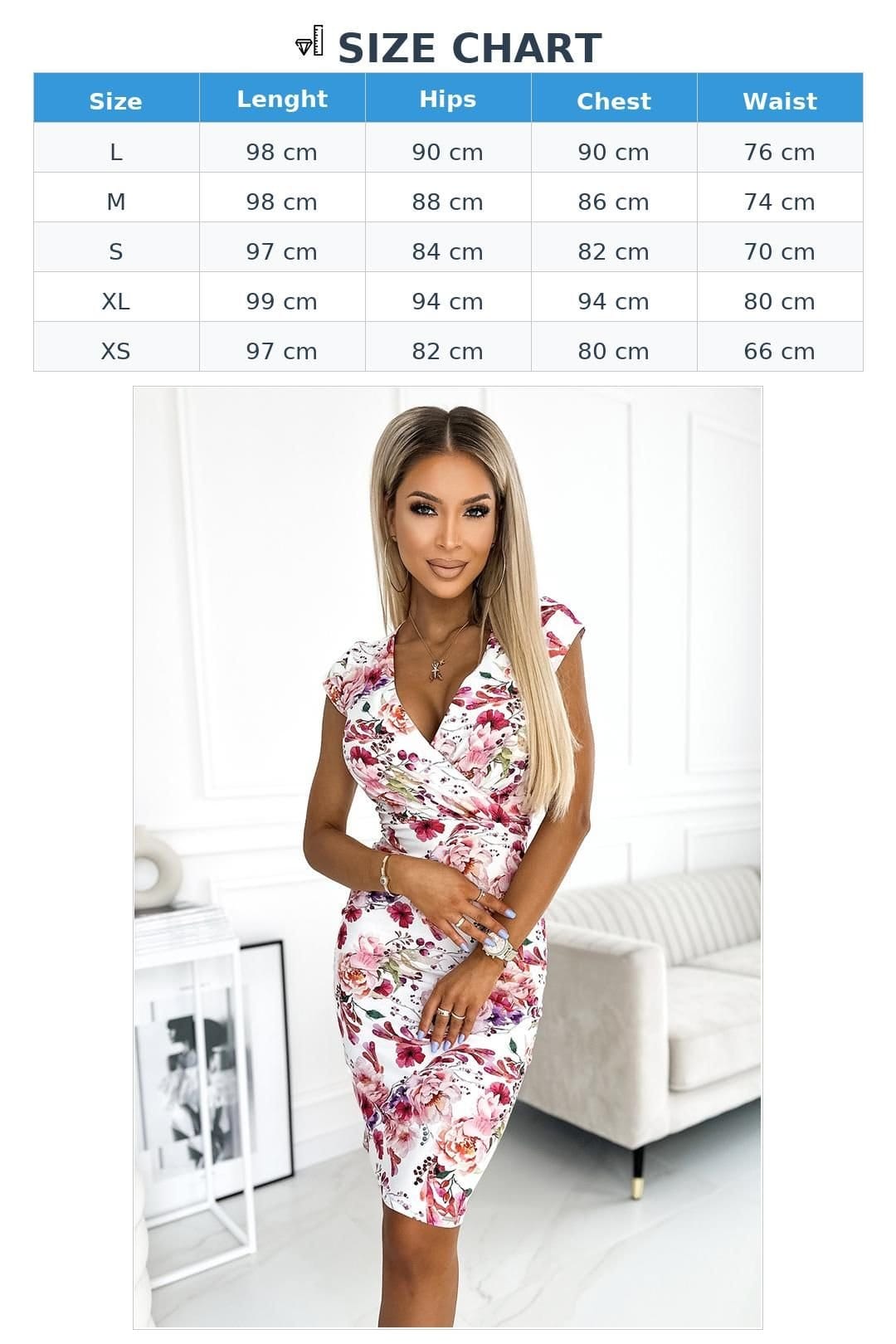 Love Lace Love Lace Women's Fitted Floral Dress Envelope Neckline - 4
