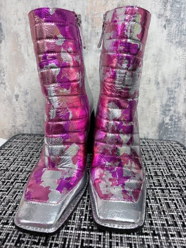 Topshop Festival heeled boots custom designed - 1