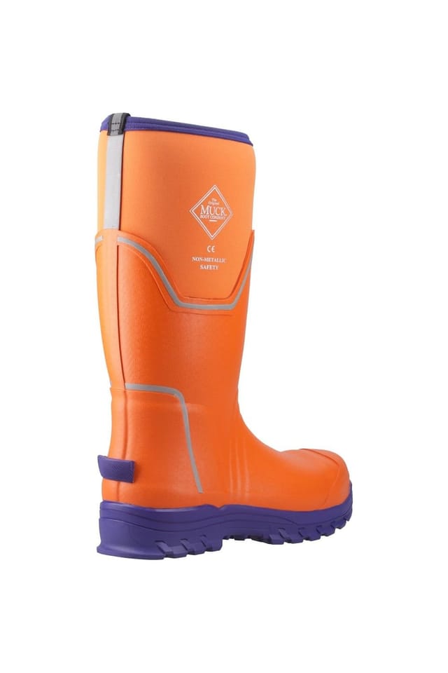 Muck Boots Muck Boots Men's Grit S5 Safety Wellington in Orange - 2