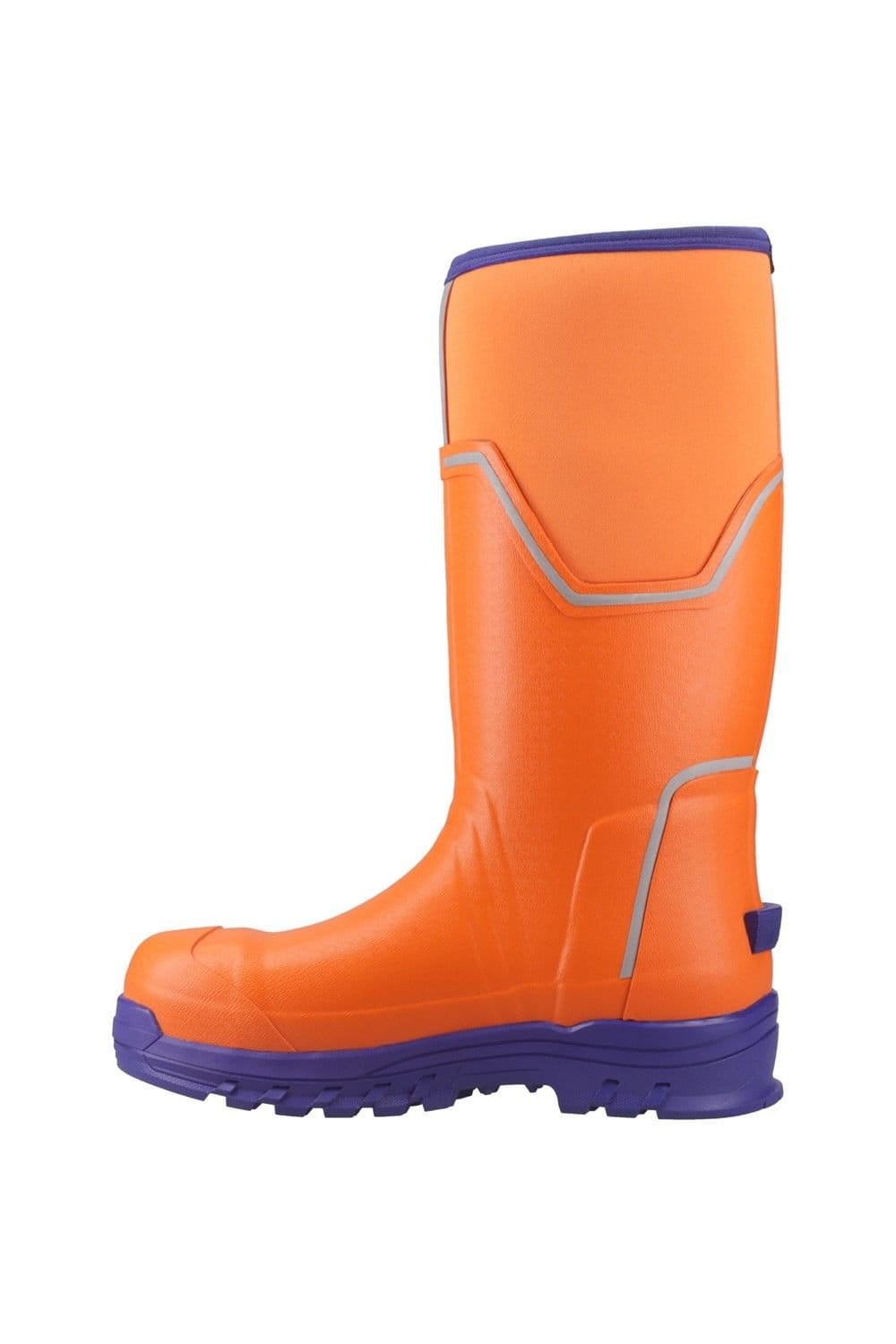 Muck Boots Muck Boots Men's Grit S5 Safety Wellington in Orange - 4