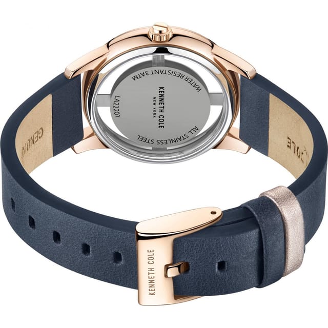 Kenneth Cole Kenneth Cole Women's KCWLA2220104 Classic 36mm Quartz Watch in Blue - 2