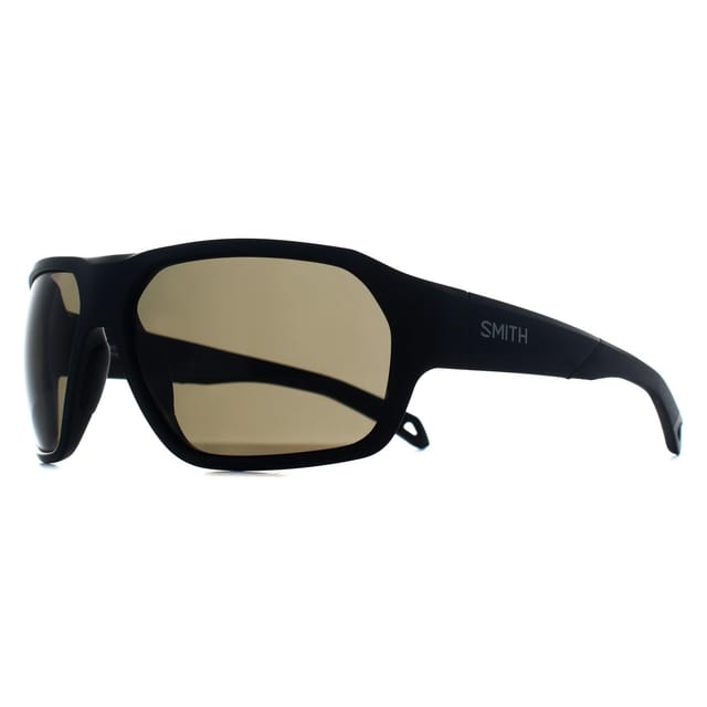 Smith Smith Men's Wrap Matte Black Chromapop Green Polarized Deckboss - 2