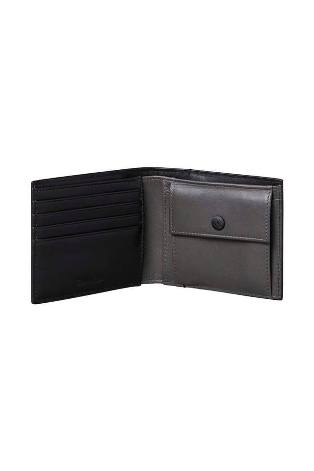 Calvin Klein Calvin Klein Men's Bold Billfold W/ Coin Black - 2
