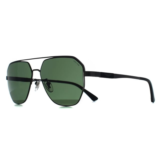 Police Police Men's SPLP30-590627 Aviator/Navigator Sunglasses in Dark Grey - 2