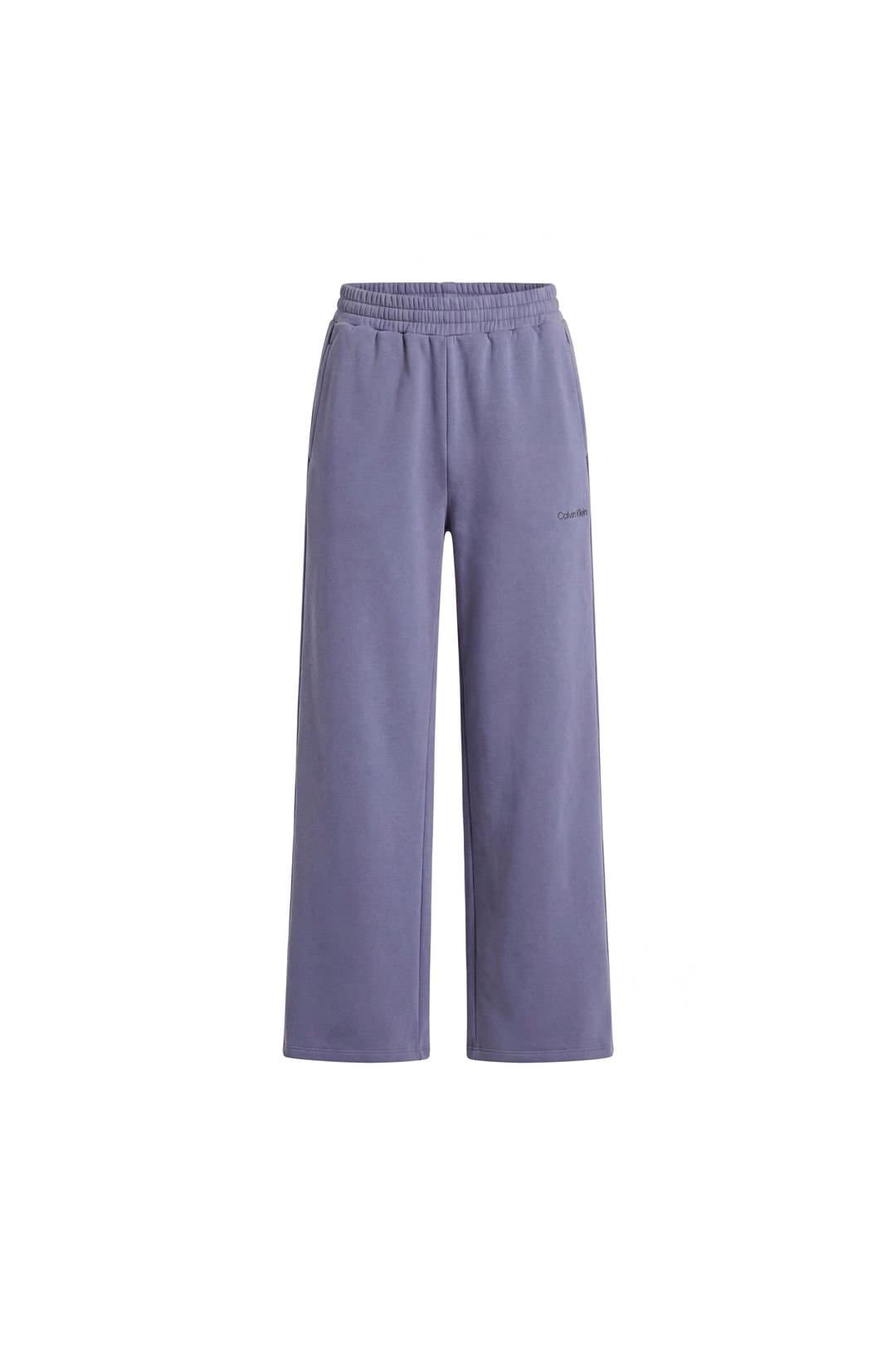Calvin Klein Calvin Klein Women's Brushed French Terry Wide Leg Pant Stone / Hard Blue