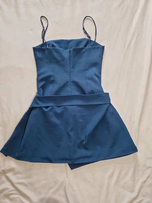 Oh Polly Pleated with over skirt dress