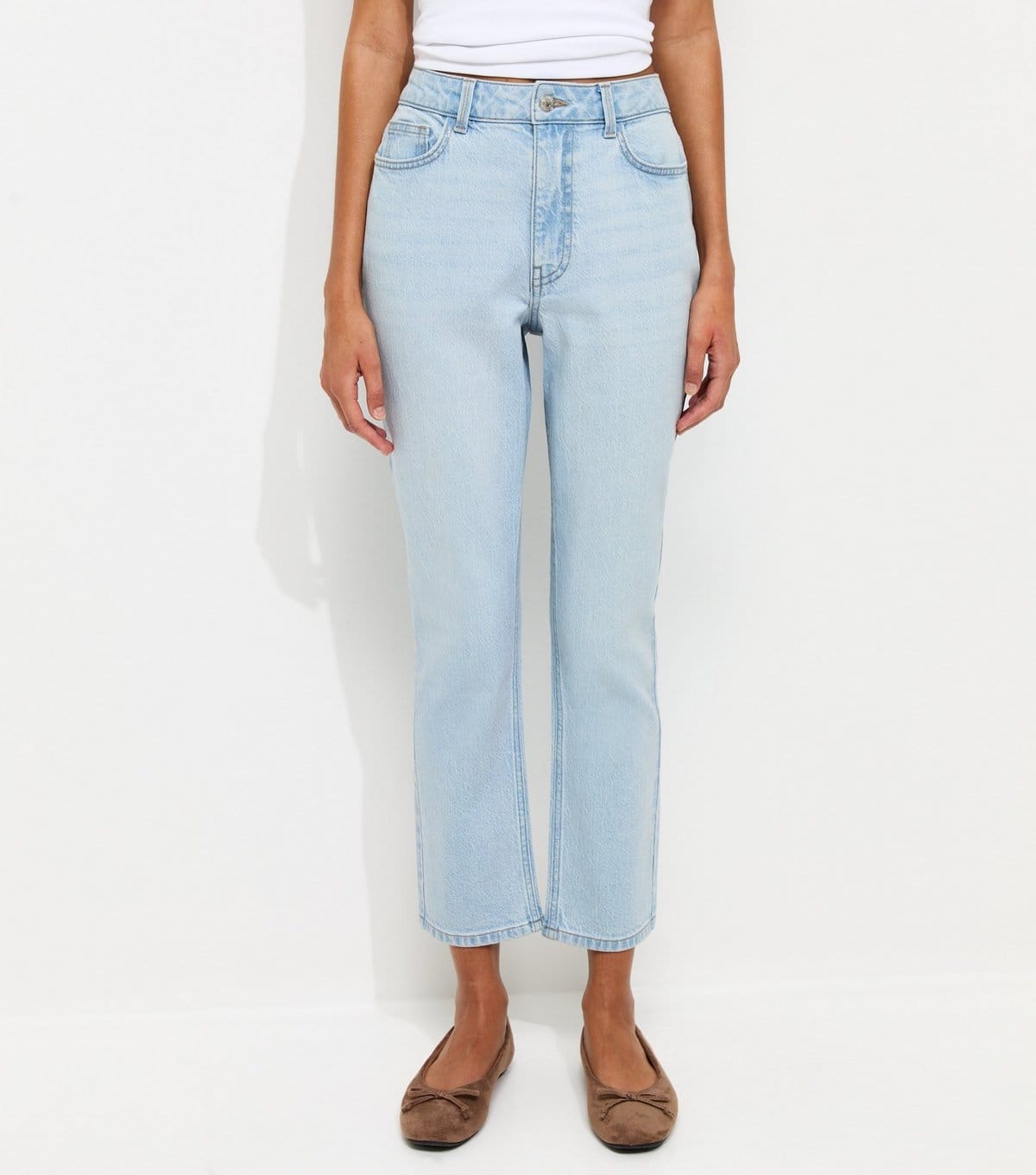 New Look Women's Light Blue Hannah Straight Leg Jeans New Look - 4