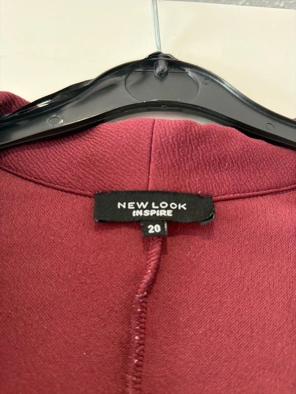 New Look Newlook size 20 blazer burgundy