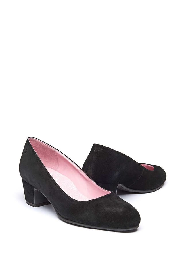 Moshulu Moshulu Women's 'Keel Suede' Court Shoes in Black - 2
