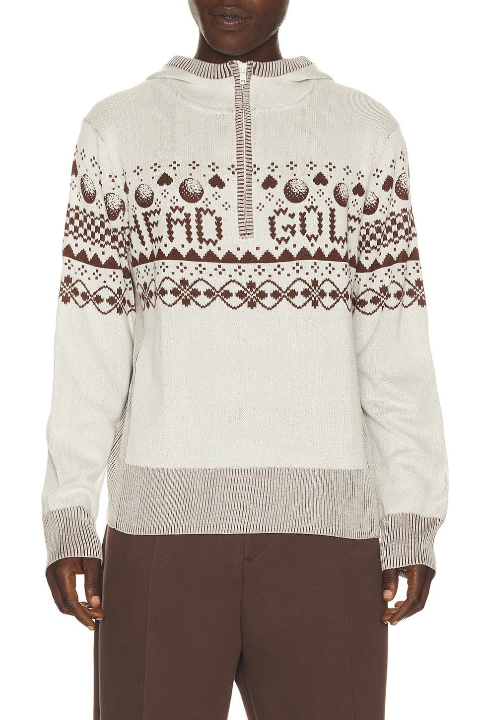 revolve Knit Zip Hoodie