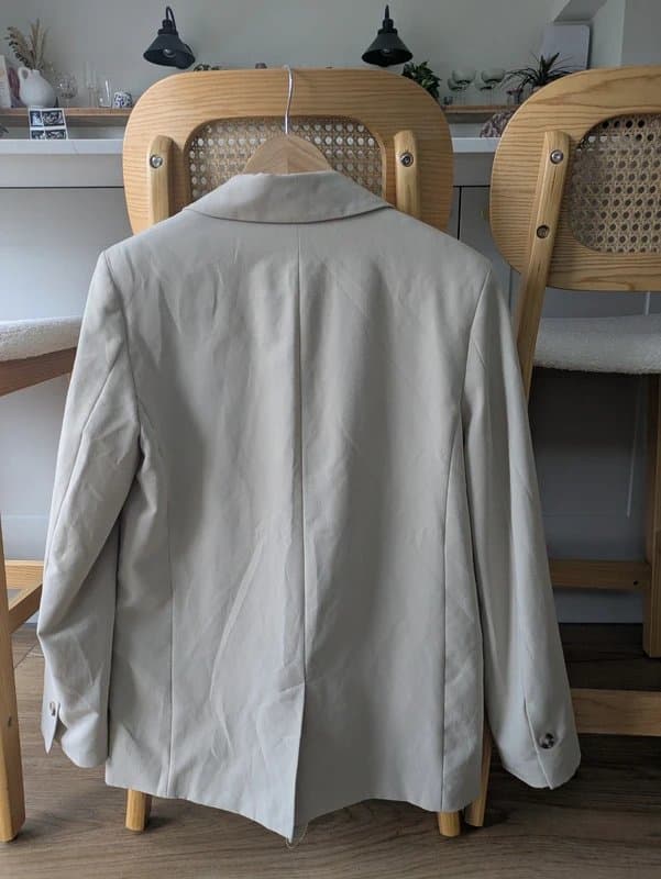 Bershka Beige oversize blazer