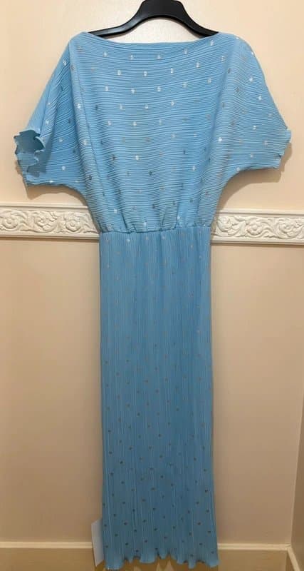 Never Fully Dressed Gorgeous Never Fully Dressed Ice Blue Tilly Dress Size S
