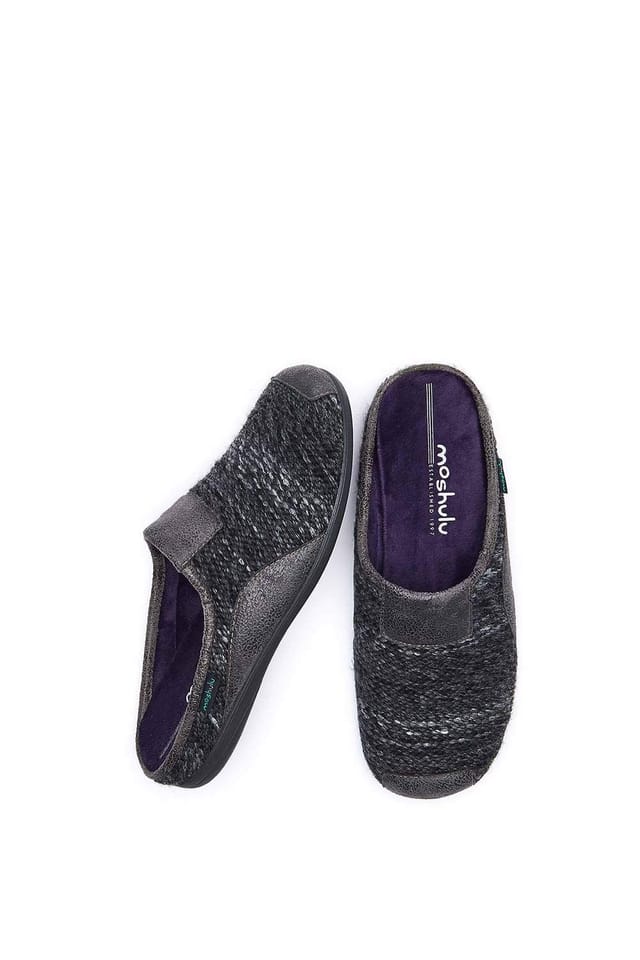 Moshulu Moshulu Men's 'Pine' Mule Slippers in Grey - 2