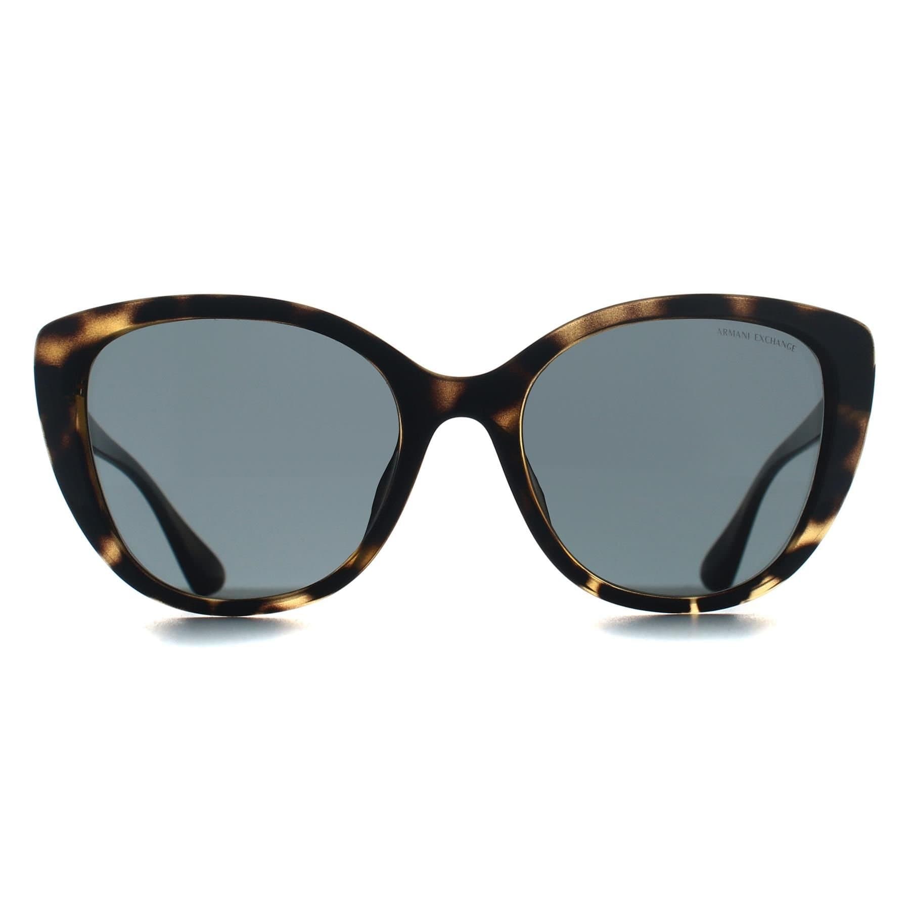 Armani Exchange Armani Exchange Women's Cat Eye Tortoise Grey AX4111SU in Brown