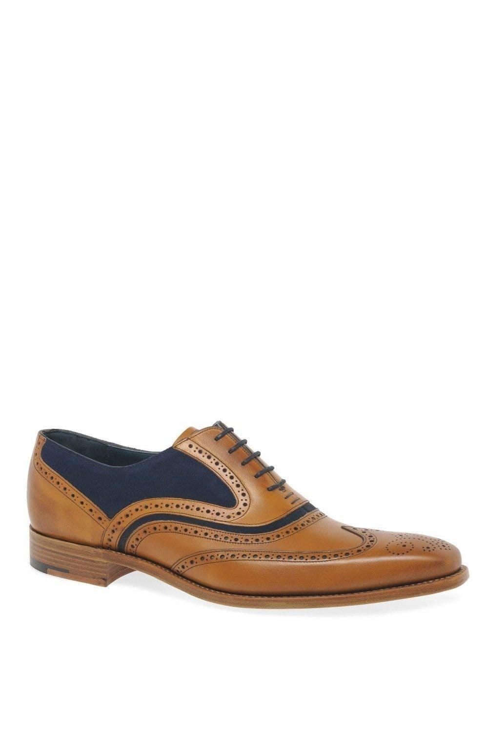Barker Barker Men's 'McClean' Oxford Brogues in Tan - 4