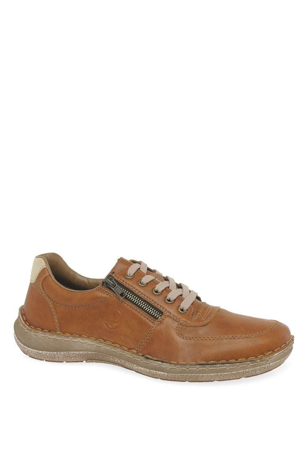 Rieker Rieker Men's 'Dipton' Casual Lightweight Shoes in Tan - 4