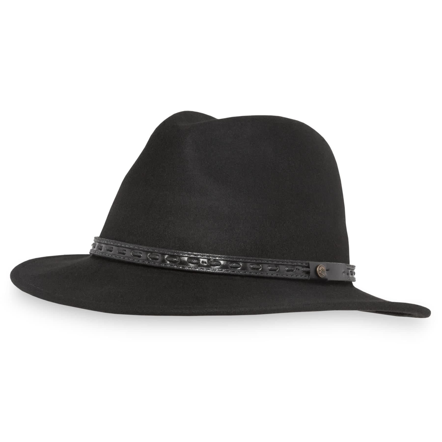 Sunday Afternoons Sunday Afternoons Men's 'Rambler' Packable Water-repellent Wool Felt Hat in Black