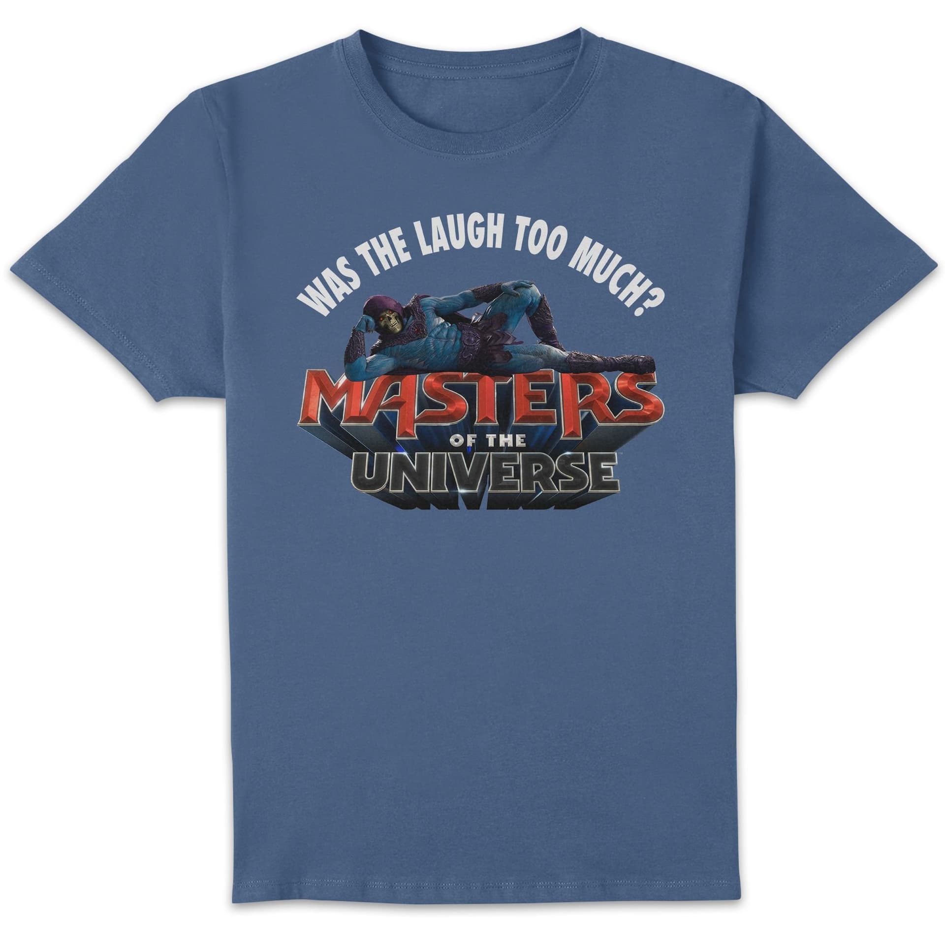 Masters Of The Universe Masters Of The Universe Men's Laugh Too Much T-Shirt - Indigo Blue